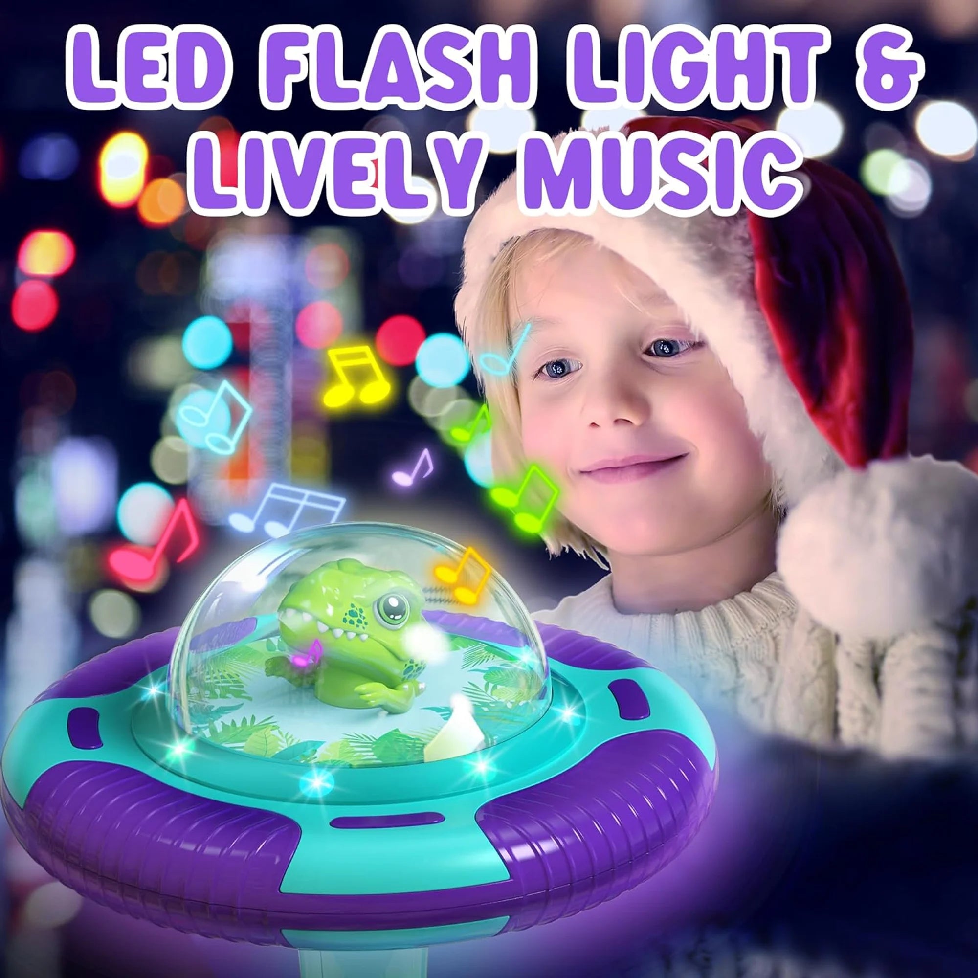 Dinosaur Sit and Spin Toys for 1 2 3 4 Year Kids, 360° Sit Spinner Activity Toy with Light Music Toddler Toy for Boys Girls Ages over 18 Months