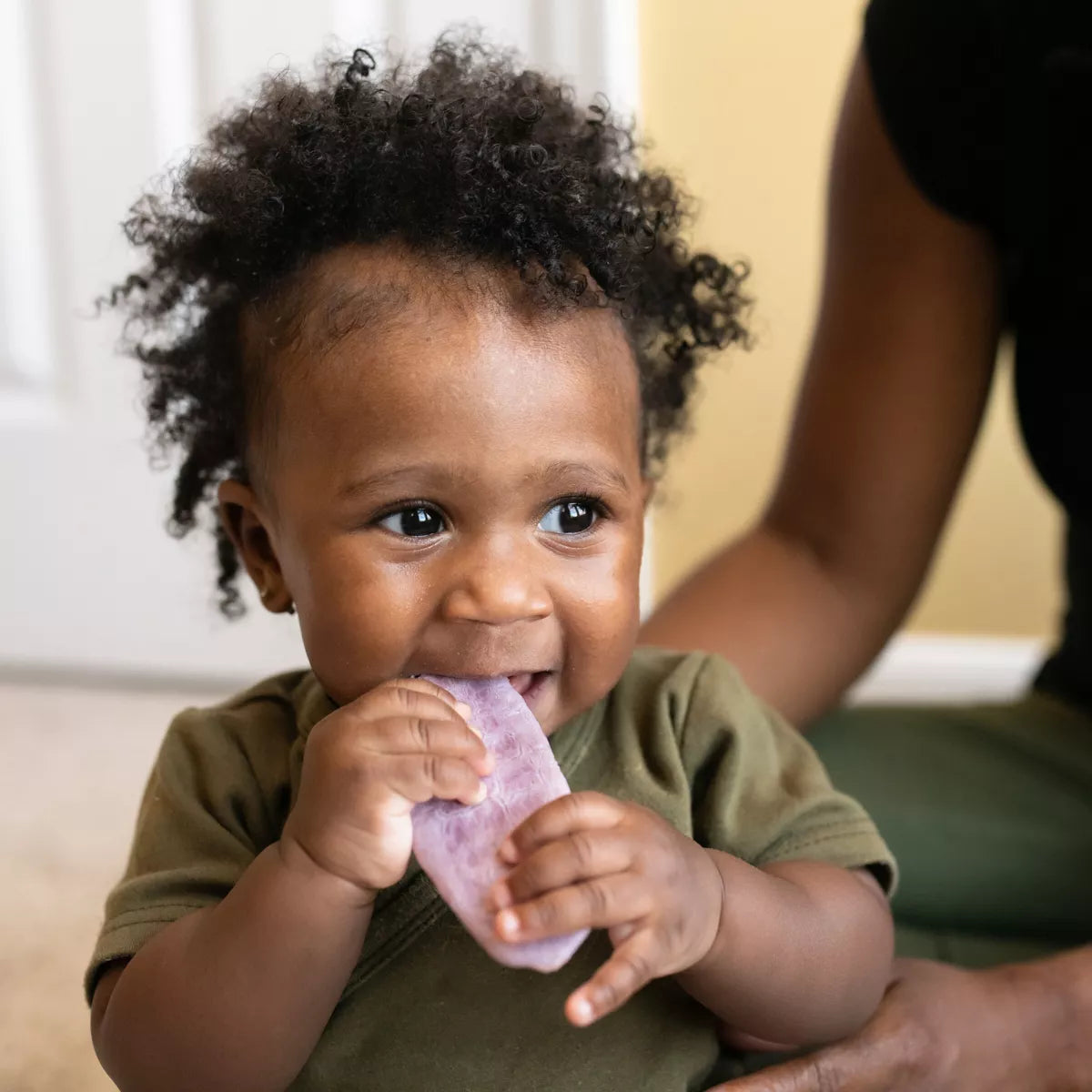 Happy Baby Organic Teethers Sweet Potato & Banana Gentle Teething Wafers Baby Snacks - 12Ct/1.68Oz