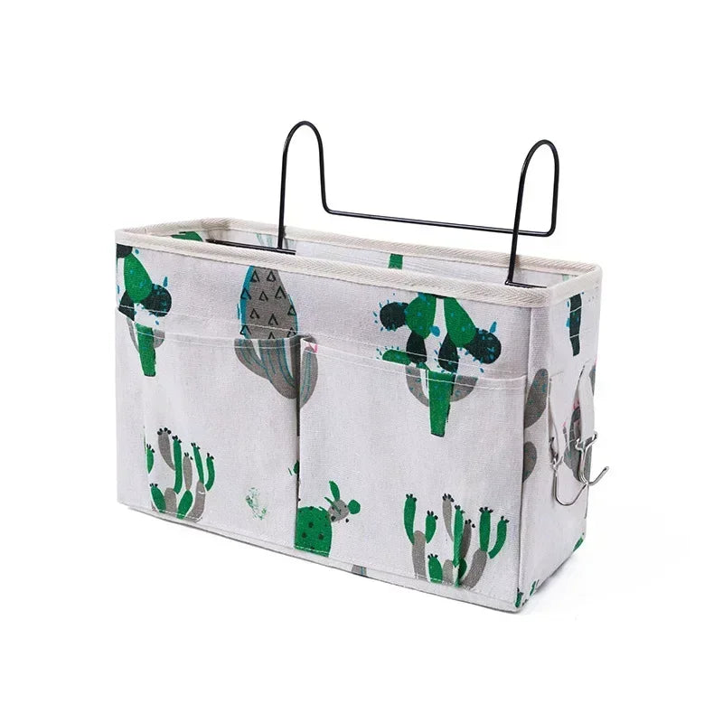 Portable Baby Care Essentials Hanging Organizers Crib Storage Cradle Baby Crib Organizer Diaper Bag Linen Baby Bed Accessories