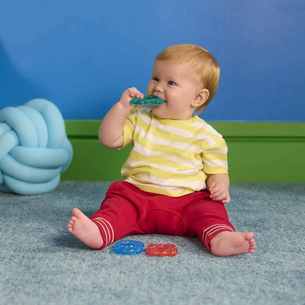 Stay Cool Water-Filled Chillable Teethers, Unisex, 3 Pack, Infants Ages 3 Months +